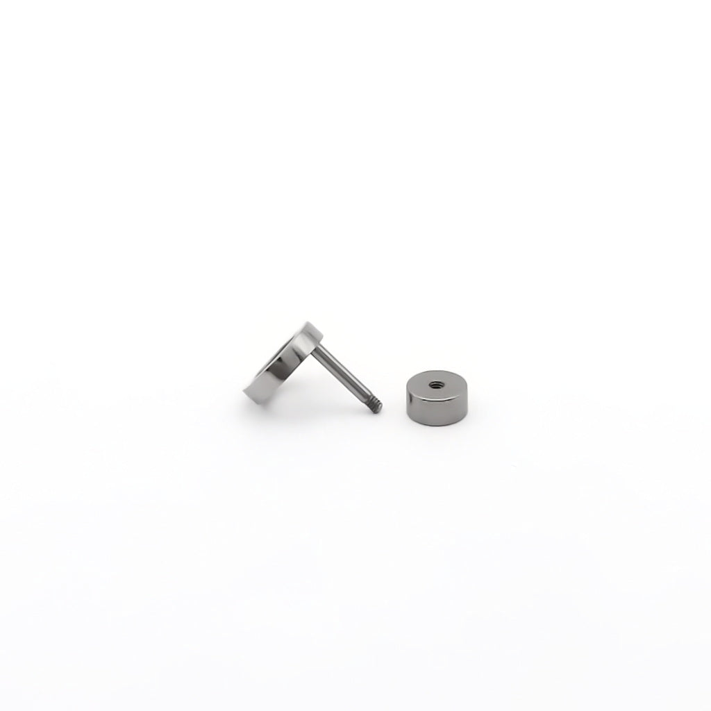 Stainless Steel Hollow Circle Fake Plug Earring