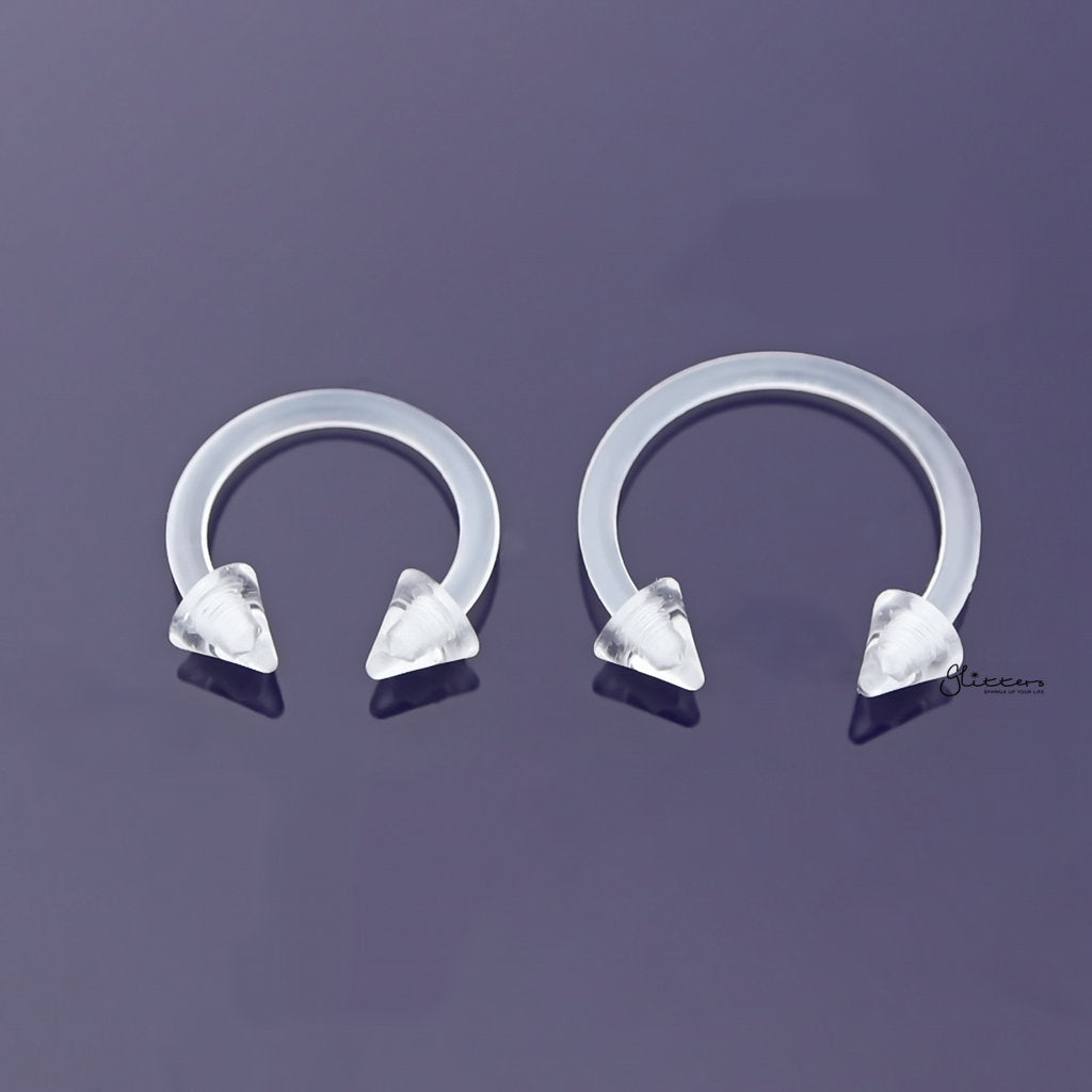 Clear Horseshoe Retainer Clear Septum Retainer