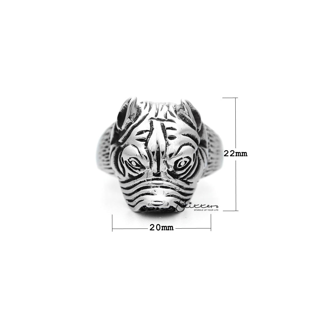 Men's Stainless Steel Dog Casting Rings-Jewellery, Men's Jewellery, Men's Rings, Rings, Stainless Steel, Stainless Steel Rings-SR0192_1000-01_New-Glitters
