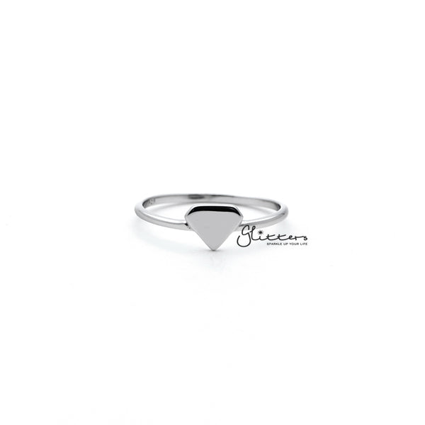 Sterling Silver Diamond Shape Women's Rings-Jewellery, Rings, Sterling Silver Rings, Women's Jewellery, Women's Rings-SSR0033_01-Glitters