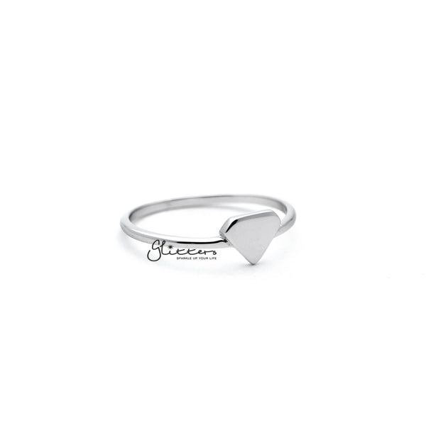 Sterling Silver Diamond Shape Women's Rings-Jewellery, Rings, Sterling Silver Rings, Women's Jewellery, Women's Rings-SSR0033_02-Glitters
