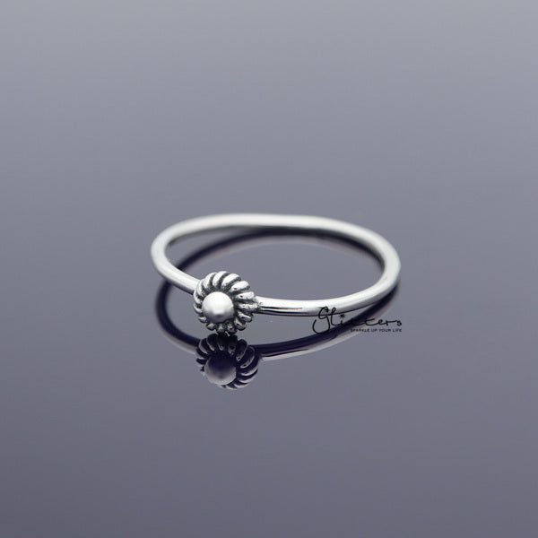 Sterling Silver Circle Dot Women's Rings-Jewellery, Rings, Sterling Silver Rings, Women's Jewellery, Women's Rings-SSR0037_02-Glitters