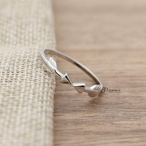 925 Sterling Silver Arrows Rings-Jewellery, Rings, Sterling Silver Rings, Women's Jewellery, Women's Rings-ssr0043-01_600-Glitters