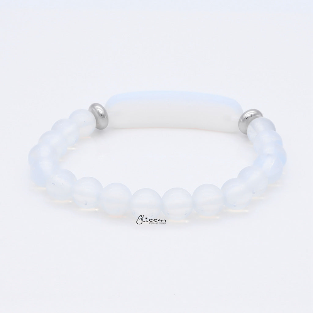 Opalite Semi Precious Stone Bracelet-Bracelets-2-Glitters