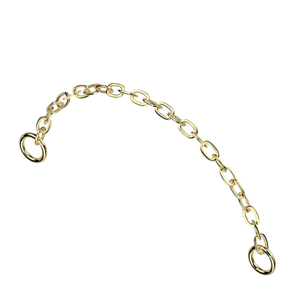 316L Surgical Steel Piercing Connector Chain