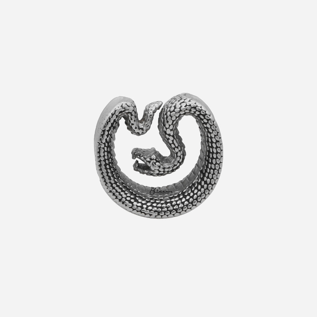 Snake Saddle Tunnel Ear Plug-Tunnels-2-Glitters