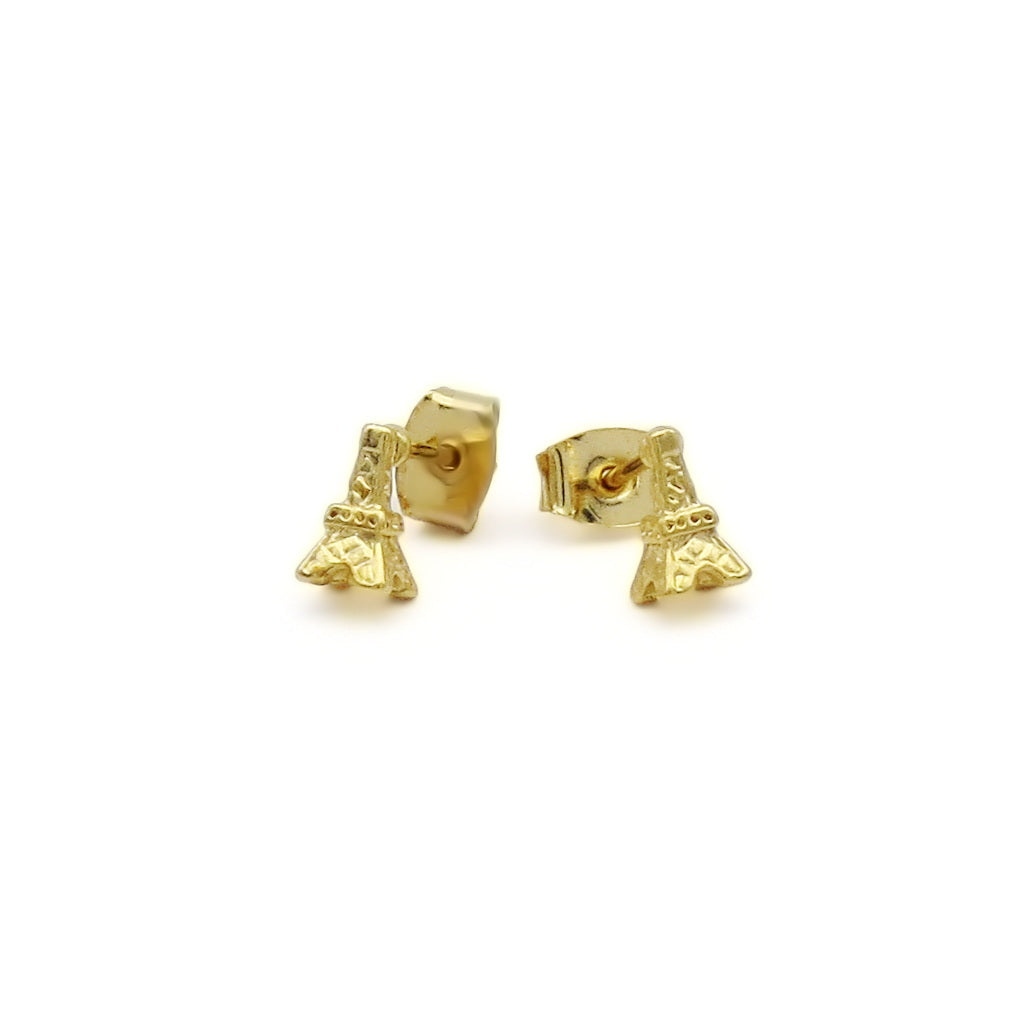 Eiffel Tower Stud Earrings-Stud Earrings-1-Glitters