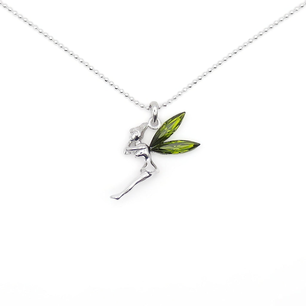 Crystal Fairy necklace-Stainless Steel Chains-4-Glitters