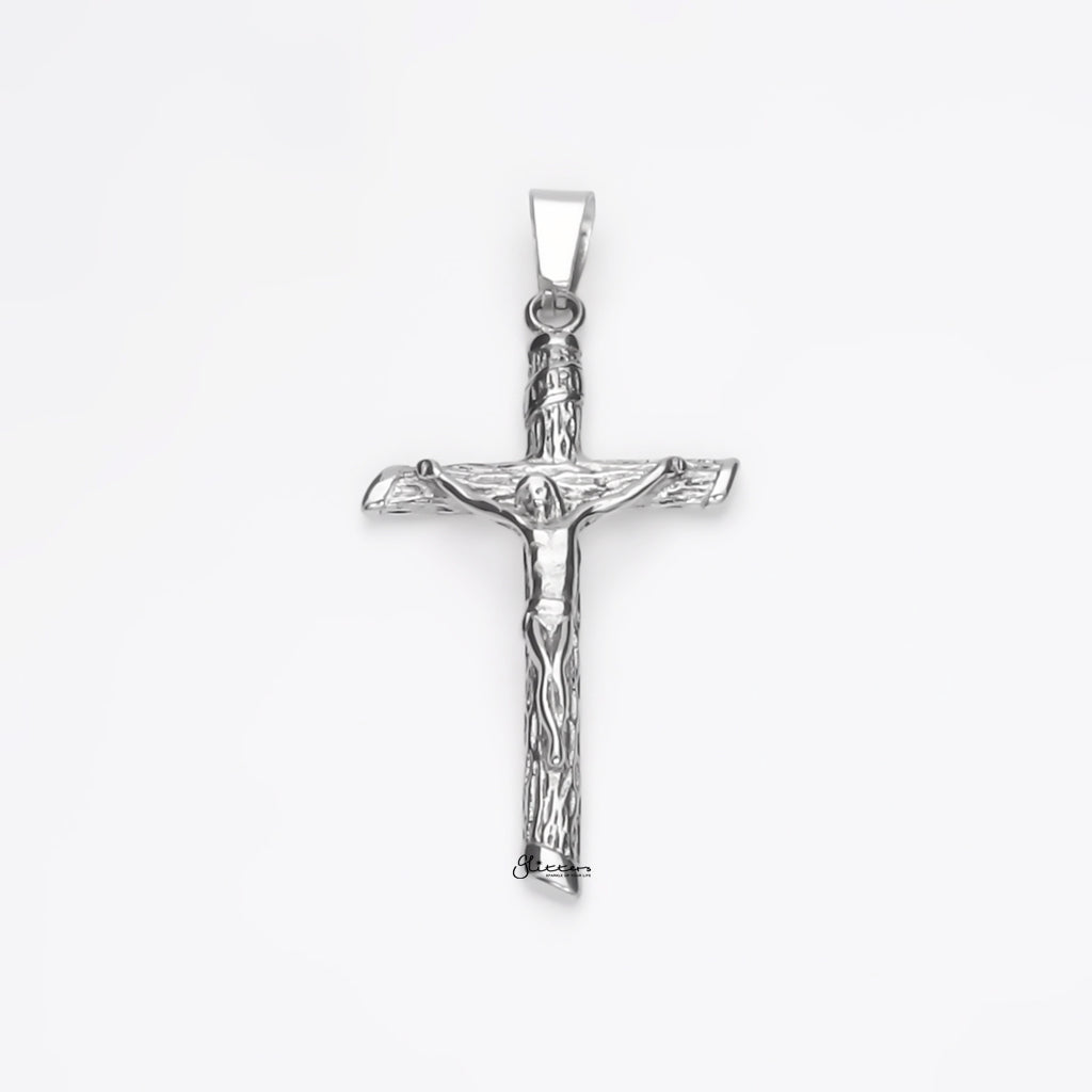 Stainless Steel Crucifix Cross Pendant-Pendants-3-Glitters