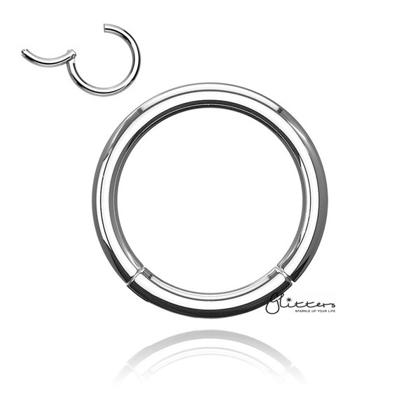 18 Gauge Hinged Stainless Steel Segment Hoop Rings-Silver | Gold | Black | Rose Gold-Best Sellers, Body Piercing Jewellery, Cartilage, Jewellery, Men's Earrings, Men's Jewellery, Septum Ring, Women's Earrings-CP0016_S_01_4616c352-15bd-4114-80c1-319704d1e9e3-Glitters