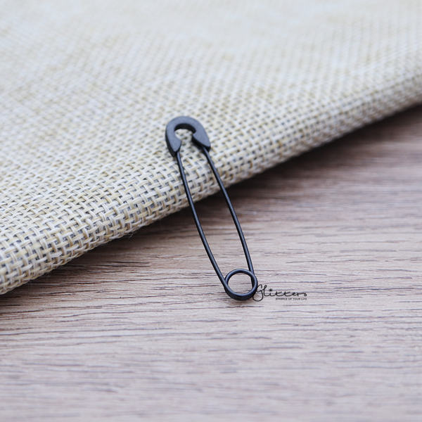 Stainless Steel Safety Pin Earrings-earrings, Jewellery, Men's Earrings, Men's Jewellery, Stainless Steel, Women's Earrings, Women's Jewellery-ER1471-k-Glitters