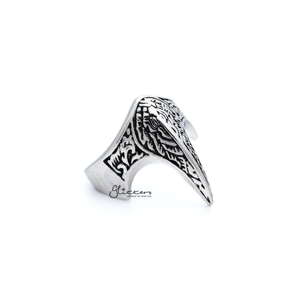 Stainless Steel Antiqued Claw Shaped Casting Men's Rings-Jewellery, Men's Jewellery, Men's Rings, Rings, Stainless Steel, Stainless Steel Rings-SR0242_1000-05-Glitters