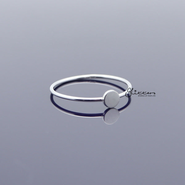 Sterling Silver Circle Shape Women's Rings-Jewellery, Rings, Sterling Silver Rings, Women's Jewellery, Women's Rings-SSR0034_03-Glitters