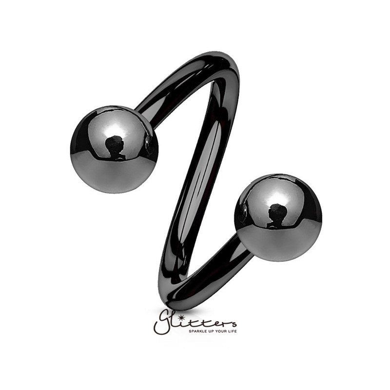 16GA Titanium Ion Plated over Surgical Steel Twist Circulars-Body Piercing Jewellery, Sale, Twist-cp0004-0-Glitters