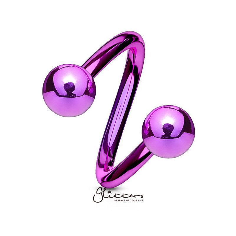 16GA Titanium Ion Plated over Surgical Steel Twist Circulars-Body Piercing Jewellery, Sale, Twist-cp0004-1-Glitters