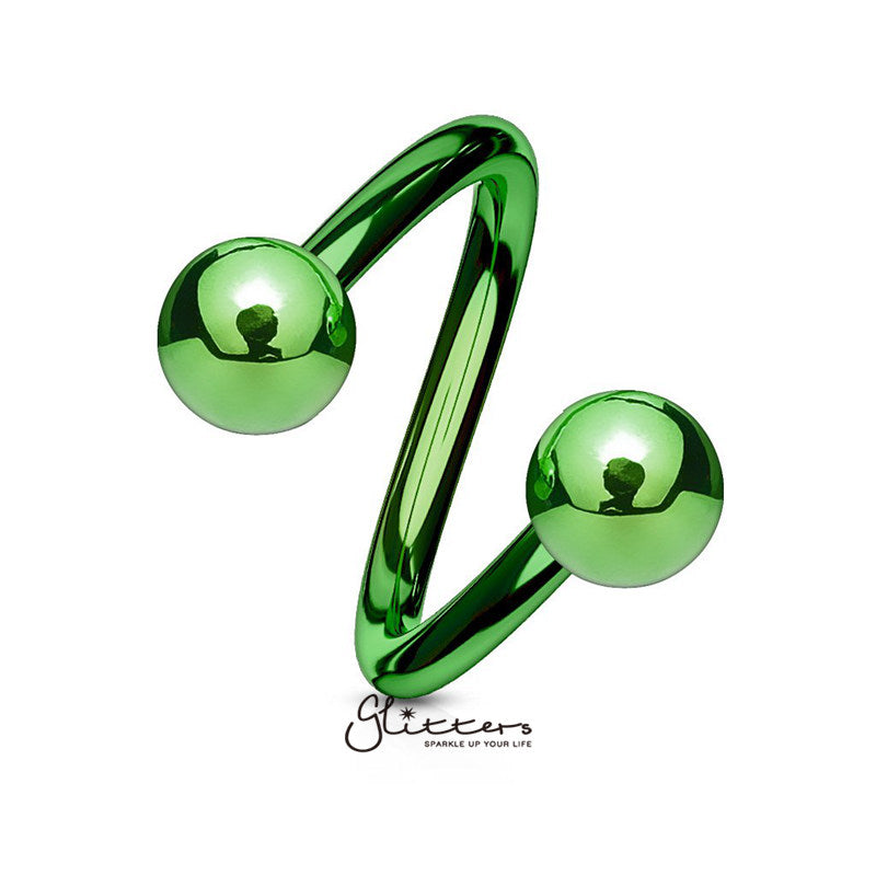 16GA Titanium Ion Plated over Surgical Steel Twist Circulars-Body Piercing Jewellery, Sale, Twist-cp0004-2-Glitters