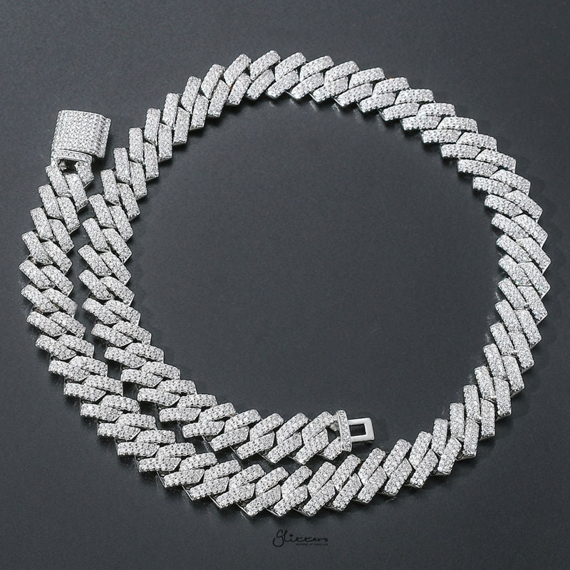 14mm Iced Out Miami Cuban Chain | Hip Hop Chains