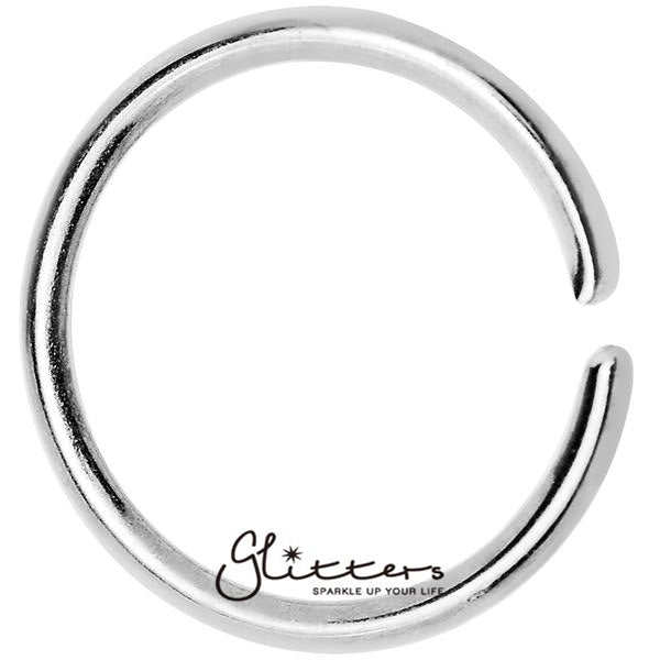 20GA 316L Surgical Steel Bendable Nose Hoop-Body Piercing Jewellery, Nose Piercing Jewellery, Nose Ring, Nose Studs-ns039-Glitters