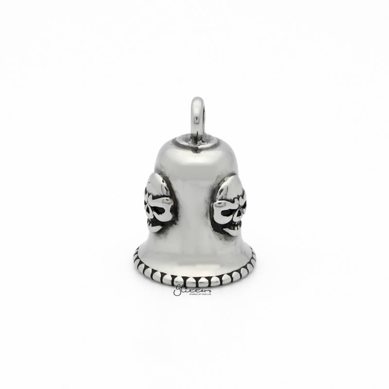 1% ER Stainless Steel Bell Pendant - Silver-Jewellery, Men's Jewellery, Men's Necklace, Necklaces, Pendants, Stainless Steel, Stainless Steel Pendant-sp0292-S2_1-Glitters